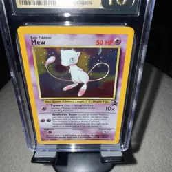 Mew Holo Pokemon League 2000 Movie Black Star Promos CGC Pristine 10 - Image 4