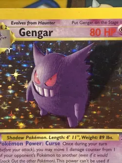 [VLP] Pokemon TCG Gengar 5/62 Fossil Unlimited Holo Rare Vintage 1999 WOTC - Image 2