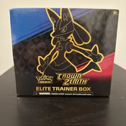 Pokemon TCG Sword & Shield Crown Zenith Elite Trainer Box ETB Sealed 820650851476 - Image 1