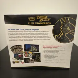 Pokemon TCG Sword & Shield Crown Zenith Elite Trainer Box ETB Sealed 820650851476 - Image 3