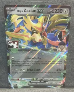 Play! Pokemon Prize Pack Series 7 Journey Together 111/159 Hop's Zacian ex - Image 1