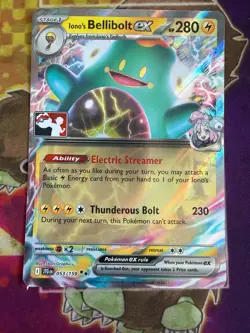 Iono's Bellibolt ex 053/159 Pokemon Play! Prize Pack Play Stamp Series 7 - Image 1