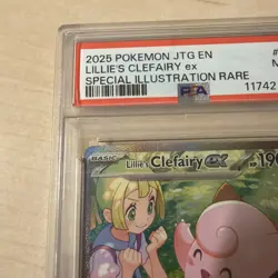 2025 POKEMON JTG EN-JOURNEY TOGETHER #184 LILLIE'S CLEFAIRY EX PSA 9 - Image 2