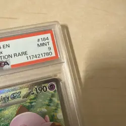 2025 POKEMON JTG EN-JOURNEY TOGETHER #184 LILLIE'S CLEFAIRY EX PSA 9 - Image 3