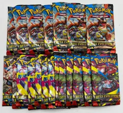 Lot of (20) Pokemon TCG Mega Evolution Base Set ME01 Booster Packs SEALED - Image 1