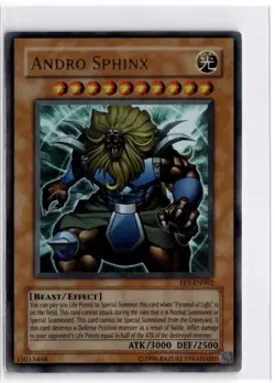 Andro Sphinx Unlimited Ultra Rare EP1-EN002 LP - Image 1