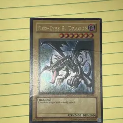 LP Yugioh Red-Eyes Black Dragon SDJ-001 1st Edition Holo Rare Yu-Gi-Oh! - Image 1