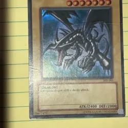 LP Yugioh Red-Eyes Black Dragon SDJ-001 1st Edition Holo Rare Yu-Gi-Oh! - Image 5