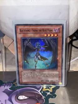 Yugioh! MP Blackwing - Shura the Blue Flame - RGBT-ENPP2 - Super Rare - Limited - Image 1