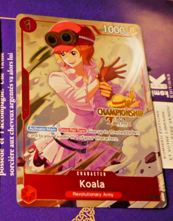 One Piece English Card Game Championship Holo Carte P-069 Koala En Mint - Image 1