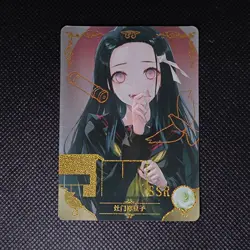 [V001] Nezuko Kamado - Goddess Story SSR Holo Card - Anime Collectible - Image 1