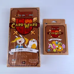 Adventure Time Card Wars Fionna Vs. Cake Collector’s Pack + Hero Pack #1 Sealed - Image 1