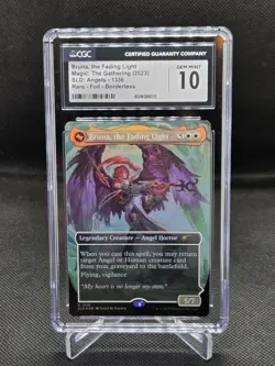 MTG SLD Foil Borderless Angels Bruna, The Fading Light 1336 CGC Gem Mint 10 - Image 1