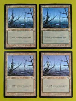 Swamp (339) x4 Urza's Saga 4x Magic the Gathering MTG - Image 1