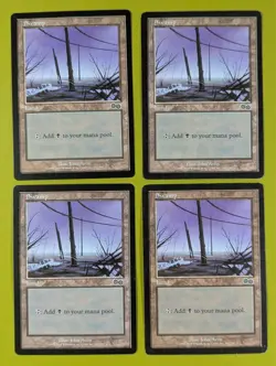 Swamp (342) x4 Urza's Saga 4x Playset Magic the Gathering MTG - Image 1