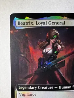 Beatrix, Loyal General (Extended Art) #426 - MTG Final Fantasy - Foil Rare - Image 2