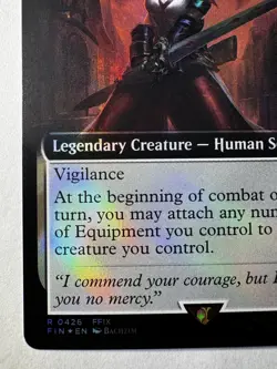 Beatrix, Loyal General (Extended Art) #426 - MTG Final Fantasy - Foil Rare - Image 5