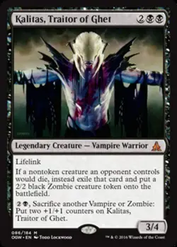 1 x Kalitas, Traitor of Ghet - Oath of the Gatewatch - Light Play - MTG - Image 1