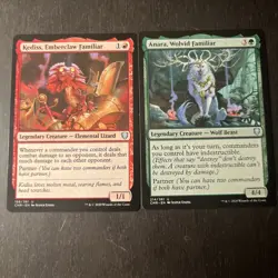 MTG STARTER COMMANDER DECK - Kediss, Emberclaw Familiar / Anara - R/G Creatures - Image 1