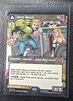 MTG - SPM - Eddie Brock/Venom (Borderless) #0224 - Near Mint Regular - Image 1