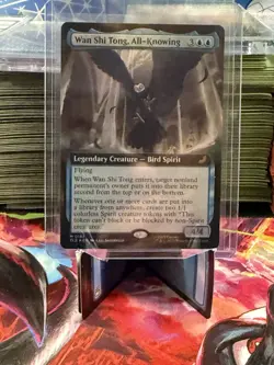 ~ Wan Shi Tong, All-Knowing (Extended Art) ~ NM Foil ~ MTG: Avatar ~ MTG - Image 1