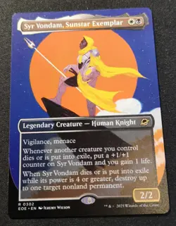 Syr Vondam, Sunstar Exemplar - Borderless - EOE - MTG - EN - NM - 0302 - Image 1