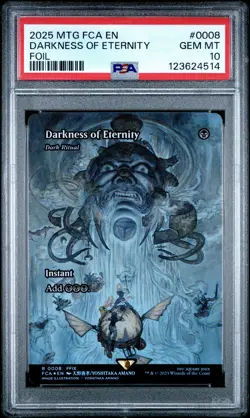 123624514 Darkness of Eternity 2025 MTG Final Fantasy FCA #0008 Foil PSA 10 - Image 1