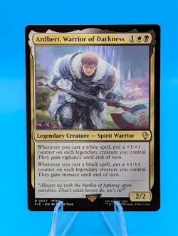 Magic the Gathering | Ardbert, Warrior of Darkness | Non Foil | NM/LP - Image 1