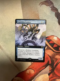 Spawning Kraken (Extended Art) Magic The Gathering Strixhaven Commander 2021 NM - Image 1