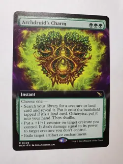 Archdruid's Charm - Extended Art - MKM - Near Mint - MTG - Image 1