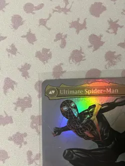Spider-man MTG Miles Morales & Ultimate Spider-Man #M 0200 Foil Borderless - Image 2