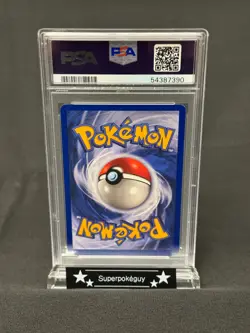 PSA 9 MINT 1999 Pokemon Game Alakazam Holo #1/102 Kadabra unlimited edition - Image 2