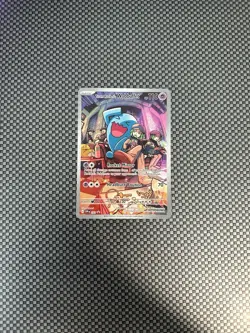Pokemon TCG Team Rocket's Wobbuffet SVP 203 Destined Rivals ETB Promo #1 - Image 1