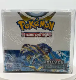 Pokemon SWSH Silver Tempest Booster Box SEALED w/ Soft Plastic Case - Image 1