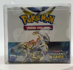 Auction #2 Pokemon SWSH Brilliant Stars Booster Box SEALED w/ Soft Plastic Case - Image 1