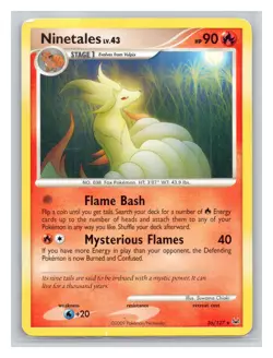 Pokemon TCG Ninetales 36/127 Platinum Normal MP - Image 1