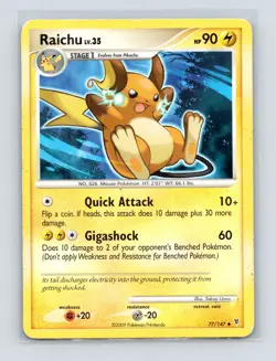 Pokemon TCG Raichu 77 Supreme Victors Normal HP - Image 1