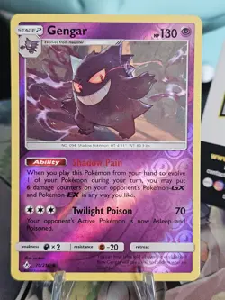 Gengar Reverse Holo Rare 70/214 Unbroken Bonds Pokemon TCG NM - Image 1