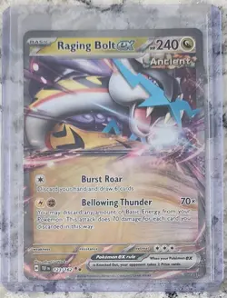 POKEMON RAGING BOLT EX TEMPORAL FORCES 123/162 DOUBLE RARE - Image 1
