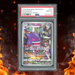 Pokemon Dark Phantasma Japanese GENGAR 074 /071 PSA 10 - Image 1