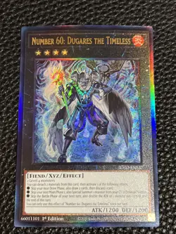 Number 60: Dugares The Timeless RA02-EN037 Yugioh Prismatic Ultimate Rare - Image 1