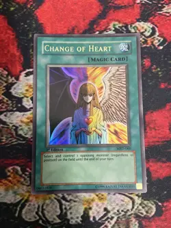 Yu-Gi-Oh! TCG Change of Heart Metal Raiders MRD-060 1st Edition Ultra Rare - Image 1