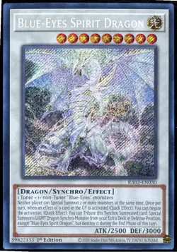 Yugioh Blue Eyes Spirit Dragon RA02-EN030 1ST Secret (NM) - Image 1