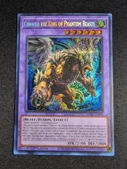 Yugioh - Chimera The King Of Phantom Beasts MP24-EN095 1st Prismatic Secret NM - Image 1