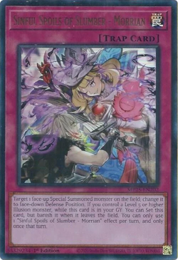 Yugioh! Sinful Spoils of Slumber - Morrian - MP25-EN202 - Ultra Rare - 1st Editi - Image 1