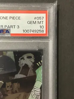 PSA 10 Brook One Piece x Morinaga Wafer Part3 Clear Card 2012 - Image 4