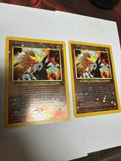 Entei Wizards Of The Coast Holo Promo Unique Swirls 2 Card Lot - Image 1