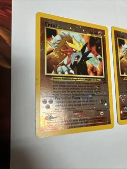 Entei Wizards Of The Coast Holo Promo Unique Swirls 2 Card Lot - Image 2