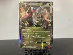 Pokemon TCG Tyrantrum EX Black Star Promo Holo Card XY70 MP-HP - Image 1