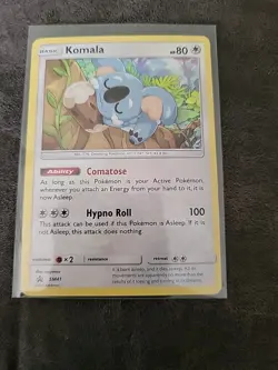 Komala SM41 Sun & Moon Holo Rare Black Star Promo Pokemon Card | NM - Image 1